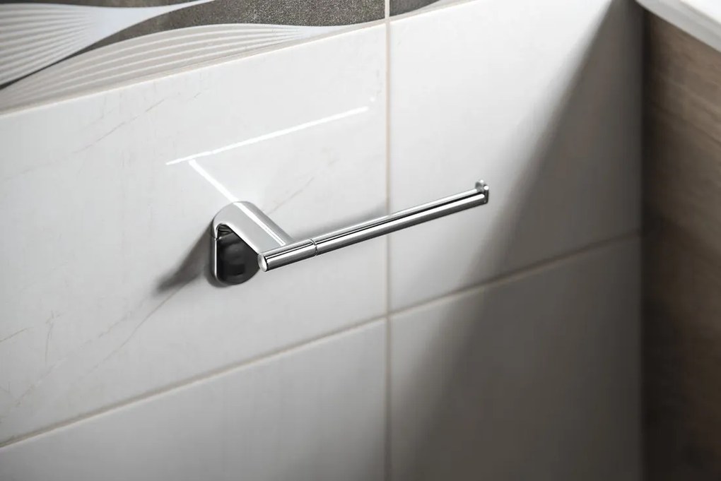 Aqualine Aqualine, ZERO držiak toaletného papiera bez krytu, chróm, ZE017