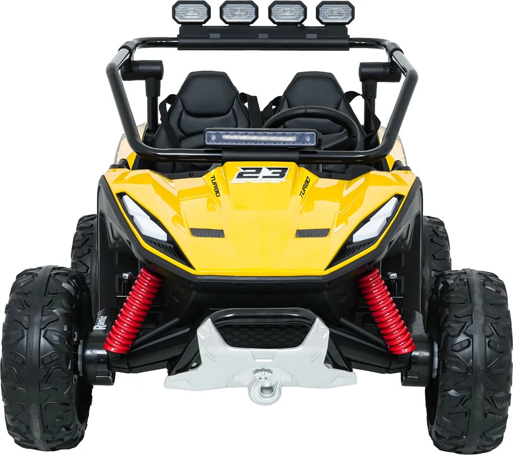 Ramiz Elektrická bugina TURBO 23 pre deti žltá