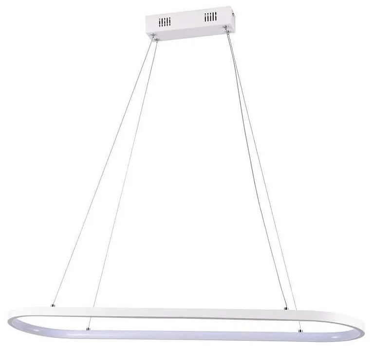 LED Luster na lanku LED/24W/230V 4000K biela
