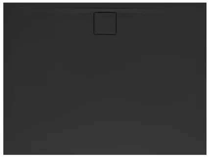 Sprchová vanička obdĺžniková SAT Vision 120x80 cm liaty mramor čierna SATSVVI12080C