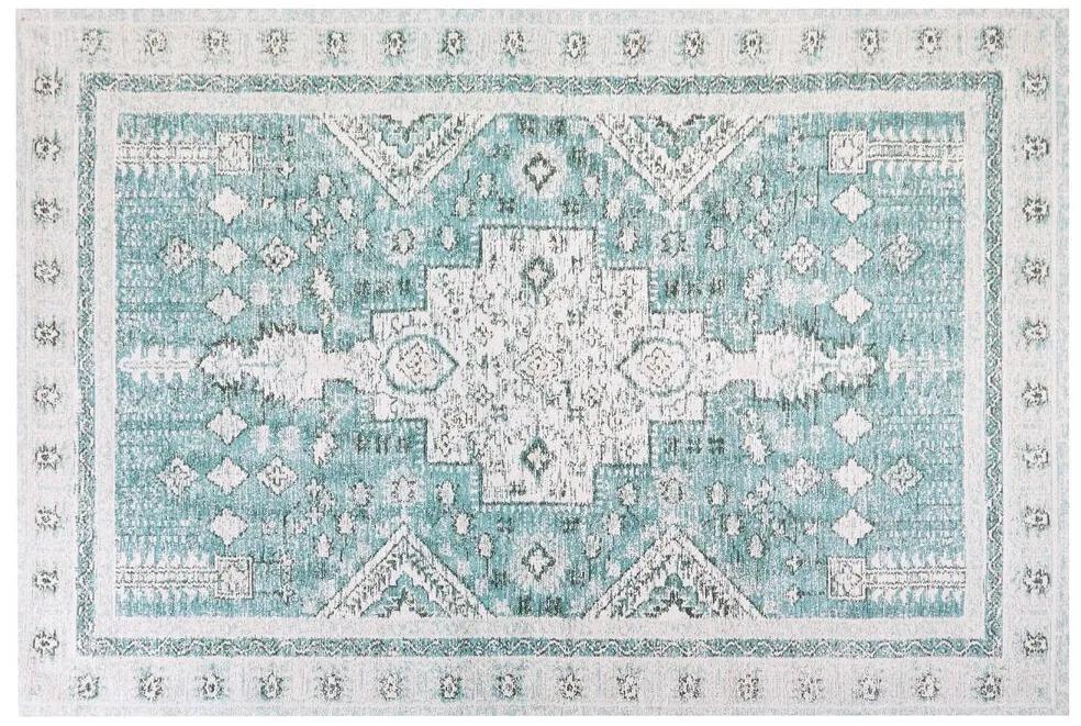 Bavlnený koberec 200 x 300 cm mätová zelená FULLA Beliani