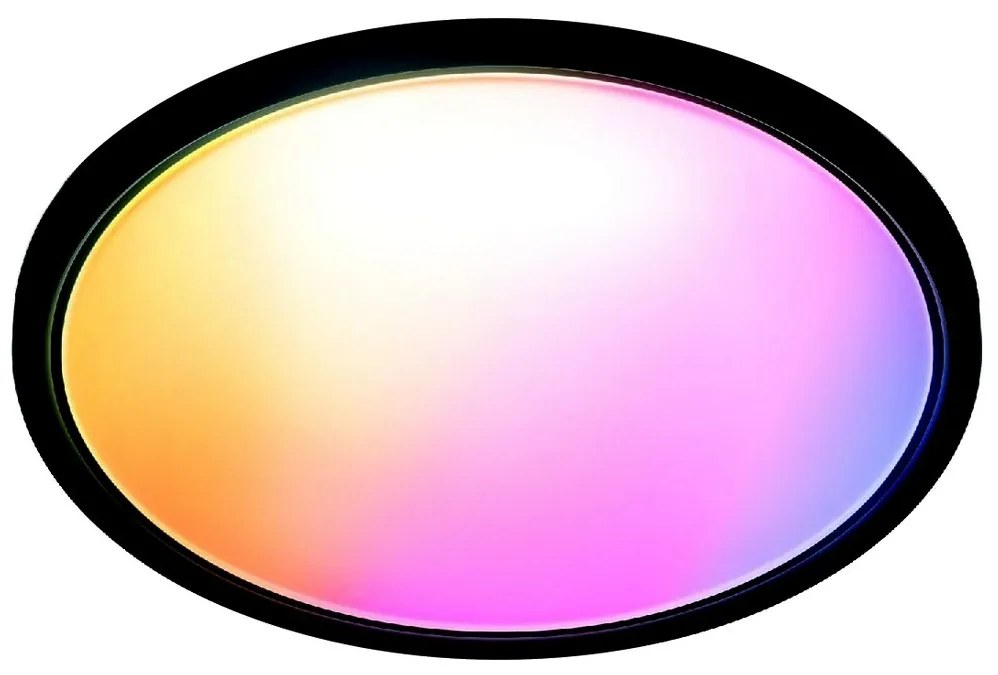 WiZ - LED RGB Stmievateľné stropné svietidlo SUPERSLIM LED/32W/230V Wi-Fi čierna