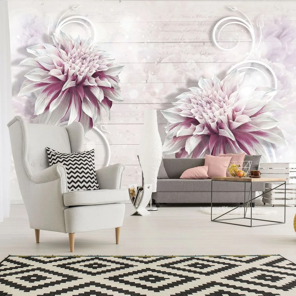 Fototapeta - Ružové kvety (254x184 cm)