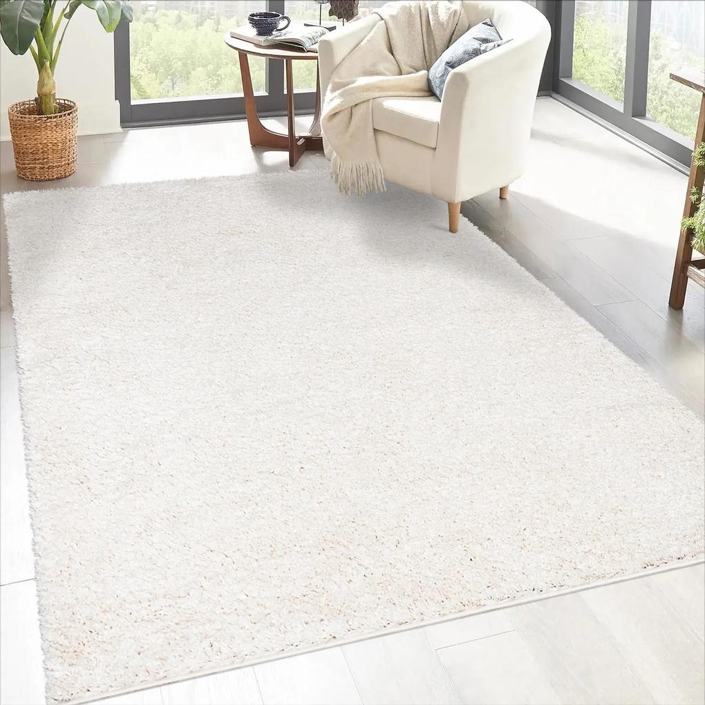 Dekorstudio Shaggy koberec CITY 500 krémový Rozmer koberca: 133x190cm