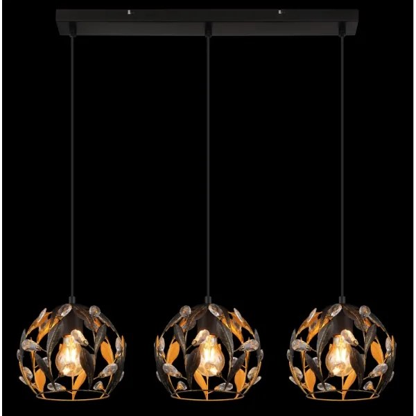 Globo 15759-3H - Závesný luster MIKA na lanku 3xE27/40W/230V