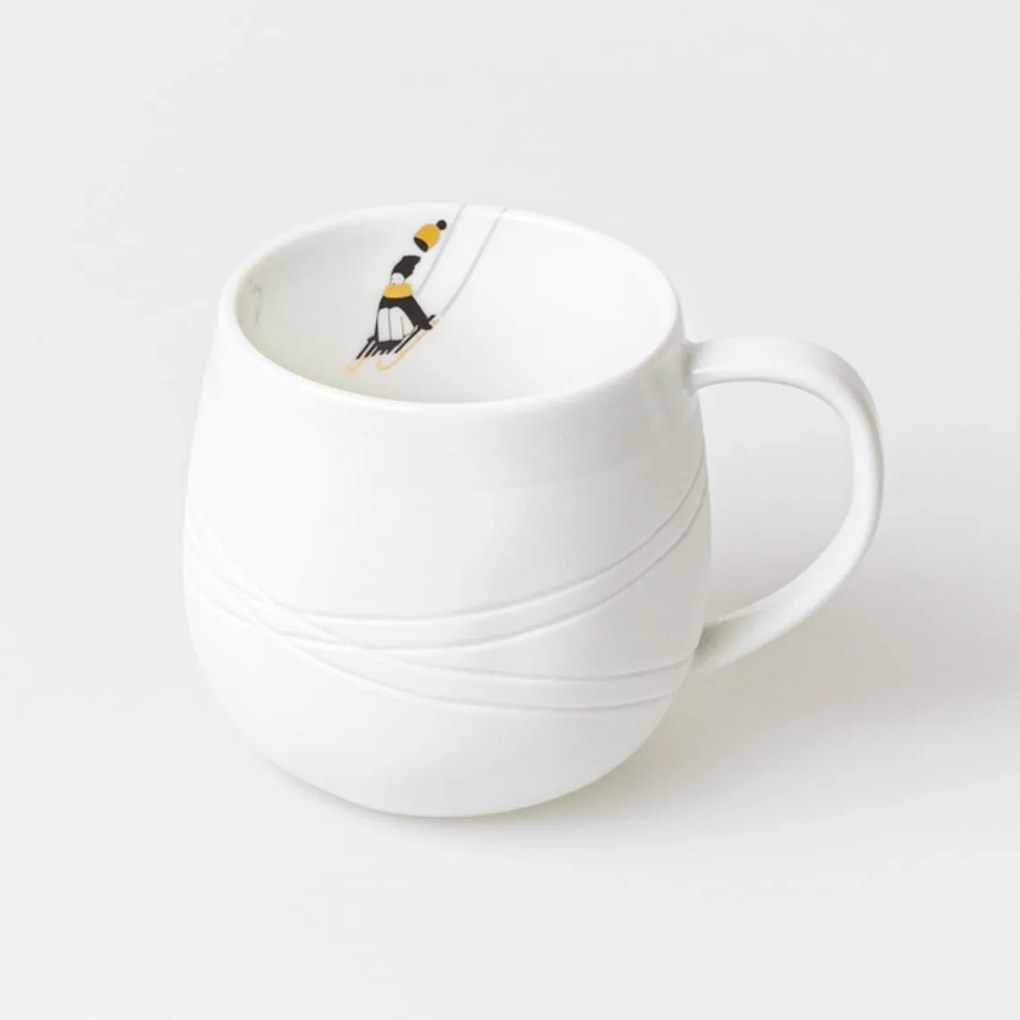 räder Porcelánový hrnček Sled Runners 350 ml