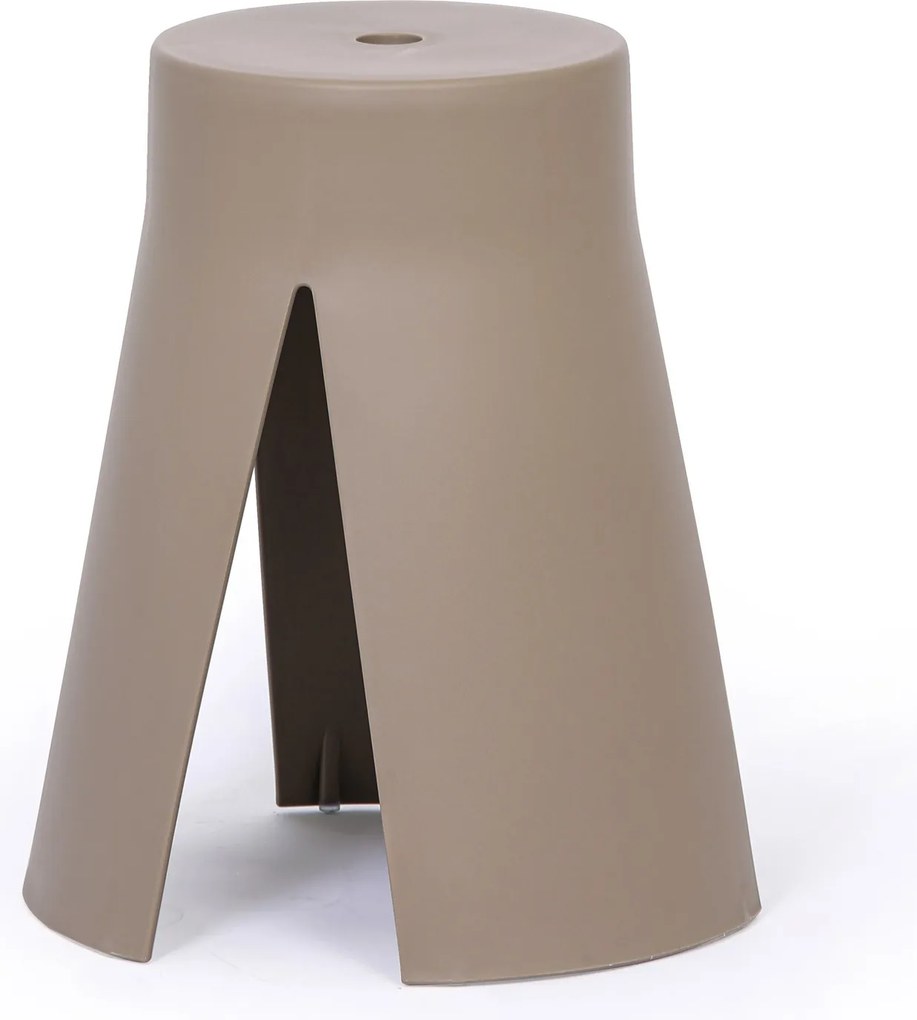 Plastová stolička RIKO, hnedá