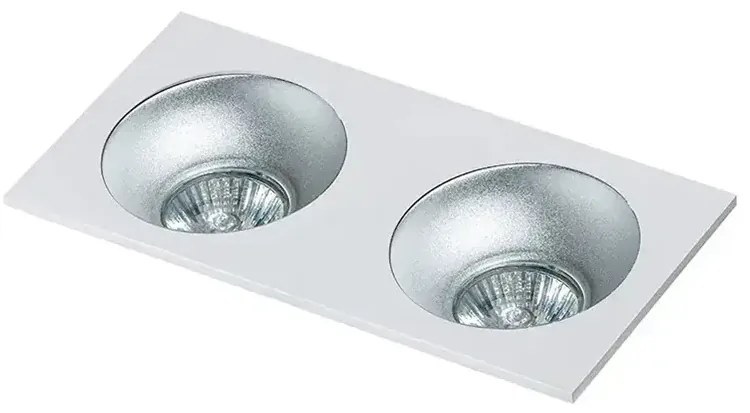 Podľadové svietidlo Hugo 2 Downlight biele