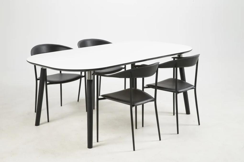 Jedálenský stôl Nicolina 180 cm biely laminát