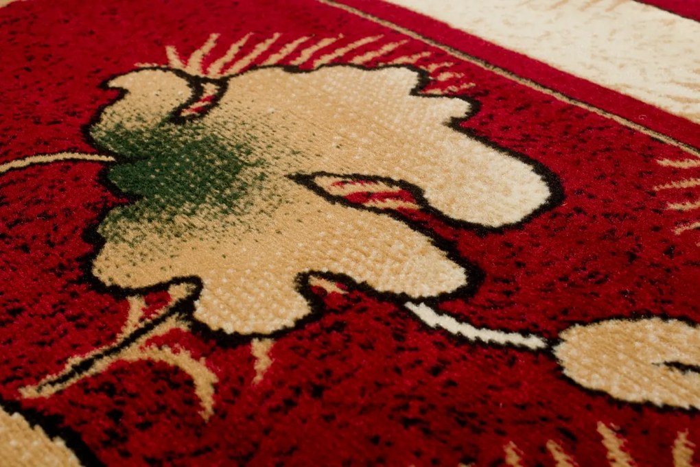 TA Koberec 4495A ČERVENÝ ATLAS PP Rozmer: 250x350 cm