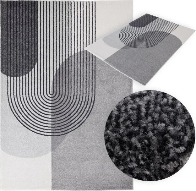 Koberec Muse MU14 sivý Retro