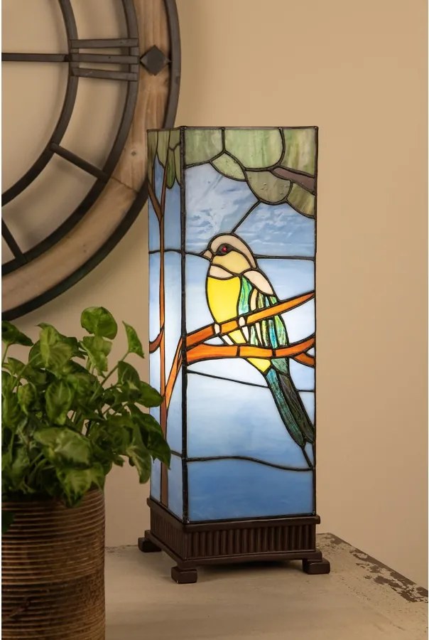 Tiffany svietidlo18*48 PRISM SÝKORKA