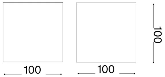 Ideal Lux - LED Vonkajšie nástenné svietidlo ATOM LED/12W/230V IP54 biela