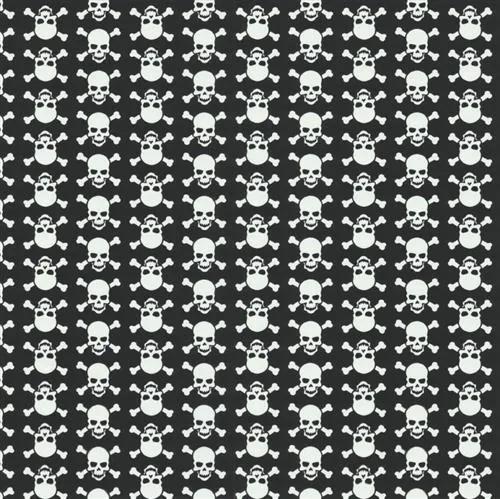 Samolepiace fólie lebky bielo-čierne, metráž, šírka 45cm, návin 15m, GEKKOFIX 12650, samolepiace tapety