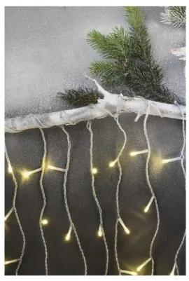 EMOS Vonkajšia vianočná opona LED na diaľku. Ovládanie svetiel STALACTITE LIGHTS, 300xLED, teplá biela, 5