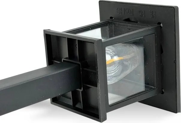 Solárna LED stĺpiková lampa - Sunlight A6109 - 38 cm - sada 2 ks