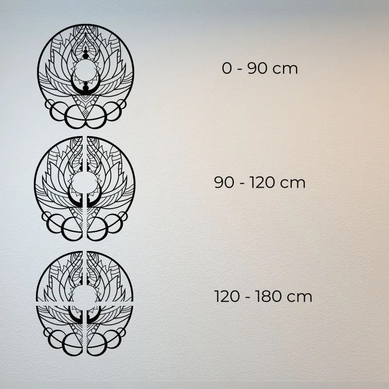 Drevená dekorácia na stenu mandala kvet slnka | SENTOP PR0520