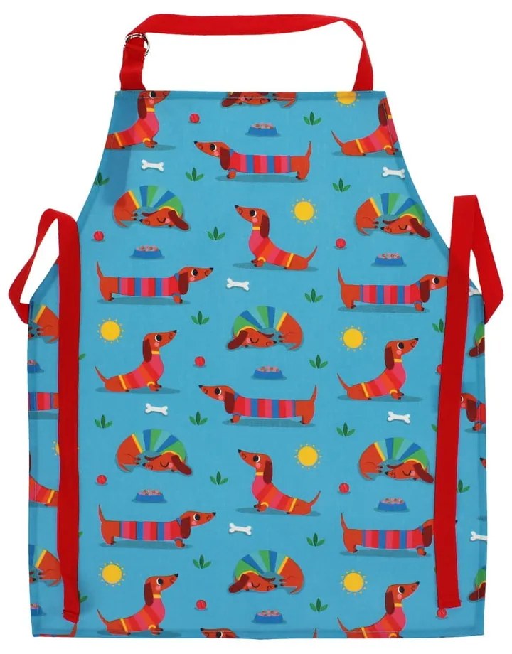 Bavlnená detská zástera Sunny Sausage Dog – Rex London
