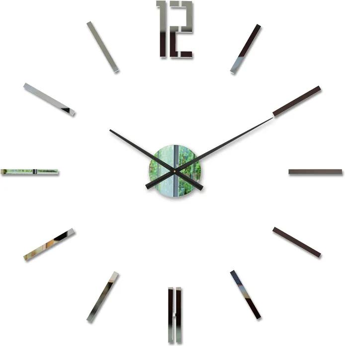 Moderné nástenné hodiny CARLO MIRROR HMCNH057-mirror