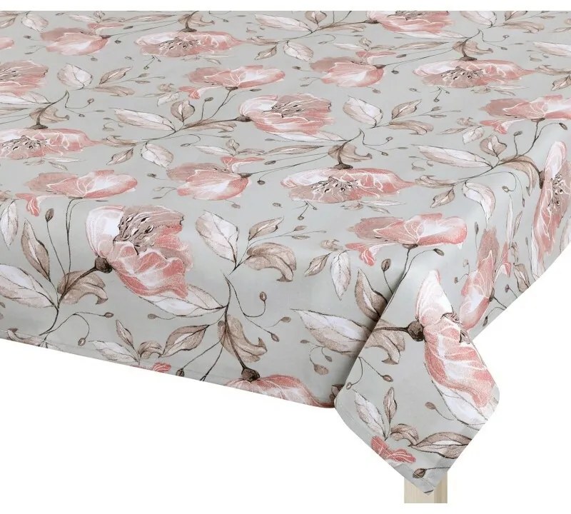 Bellatex Obrus Adela Ľalia losos, 100 x 100 cm, 100 x 100 cm