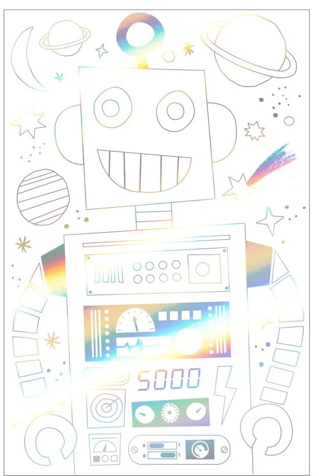 Omaľovánky Space – Meri Meri