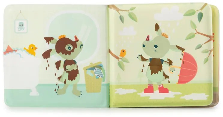 Lilliputiens - čarovná knižka do vane - dráčik Joe