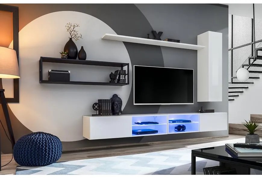 Obývacia stena Switch Met IV biely