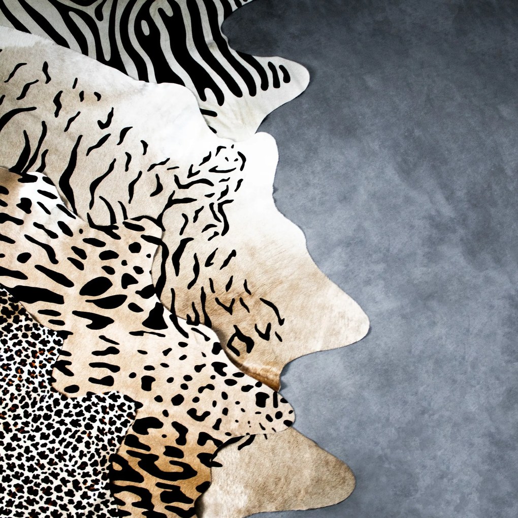 Koberec z kravskej kože zebra - 150 * 250 * 0,3 cm