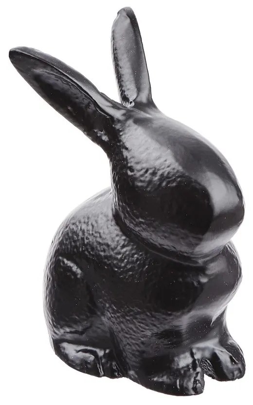 Butlers EASTER Dekoračný zajačik sediaci 8 cm - čierna