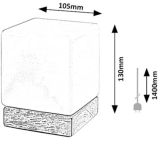 Rabalux 76003 - LED Stmievateľná stolná lampa PIRIT LED/1,2W/5V 3000K buk