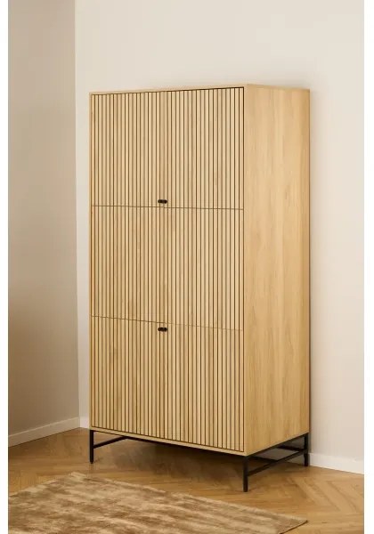 Šatníková skriňa OLIVIA 99×200 cm dub