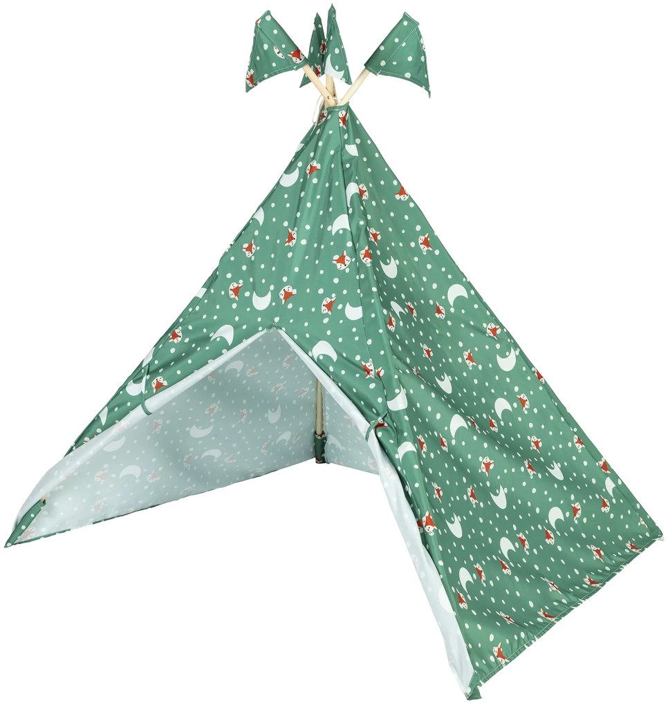 lupilu® Detský stan Teepee (zelená) (100367560)