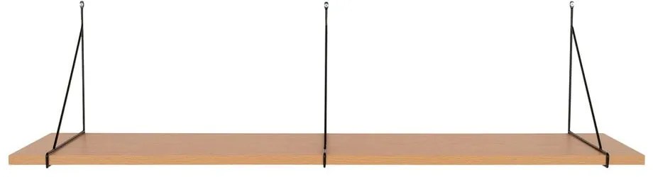 Polica v dekore jaseňa v prírodnej farbe 120 cm Chiba – House Nordic
