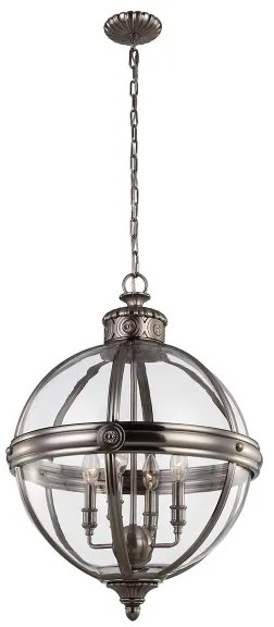 Feiss FE-ADAMS-4P-ANL - Luster na reťazi ADAMS 4xE14/60W/230V bronzová