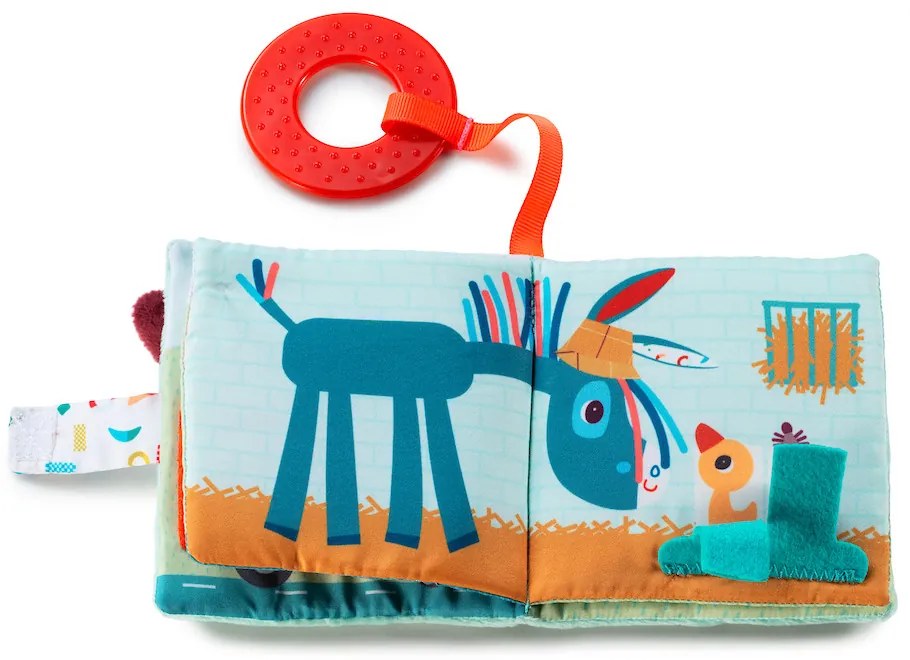 Lilliputiens – Farma – textilná knižka s hryzadlom