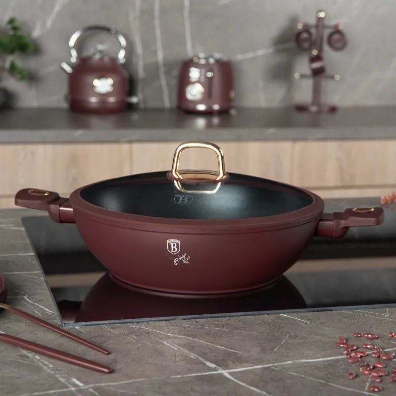 BerlingerHaus Wok s pokrievkou Leonardo 30 cm