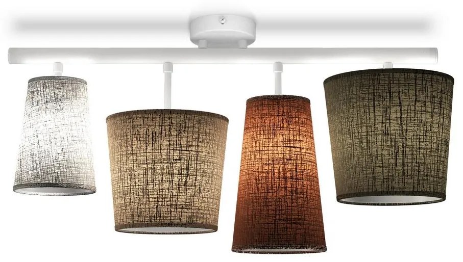 Prisadený luster JAZZ 4xE14/40W/230V