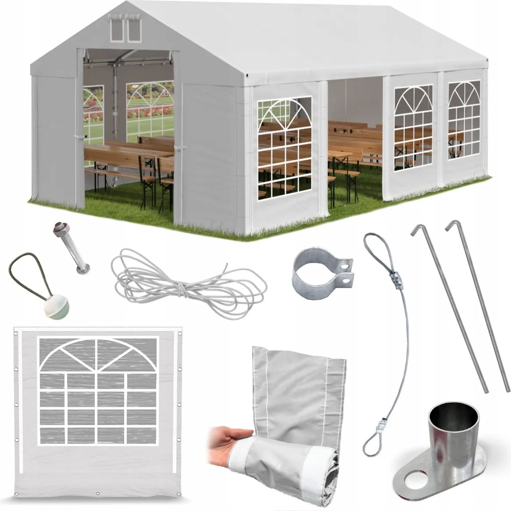 Párty Stan 6x8 Svadobný Záhradný Altánok Das 560 S