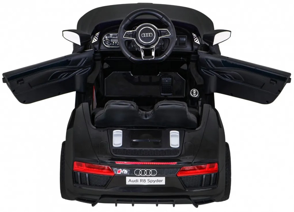 Detský automobil Audi R8 na batérie, čierne