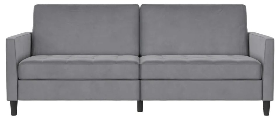 Svetlosivá zamatová pohovka 207 cm Presley – Støraa