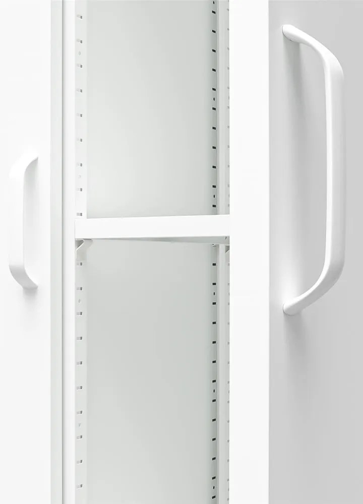 Biela kovová šatníková skriňa 90x185 cm Mission District - Støraa