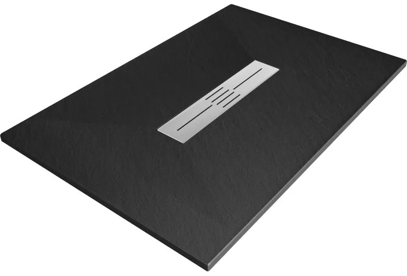 Mexen Toro obdĺžniková sprchová vanička SMC 120 x 90 cm, Čierna - 43709012