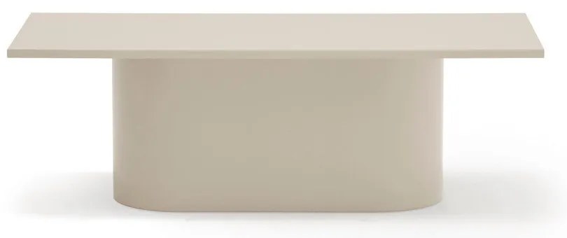 Krémovobiely konferenčný stolík 50x111 cm Totem – Teulat
