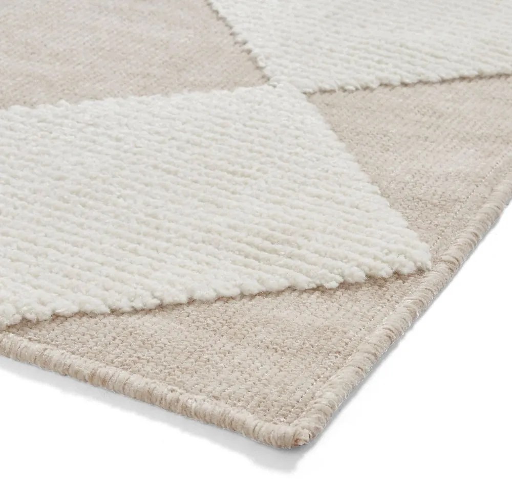 Bielo-béžový prateľný koberec 160x230 cm Lyna Beige&White – Think Rugs