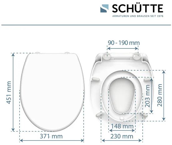Schütte Duroplastová WC doska s integrovanou detskou doskou (100367142)