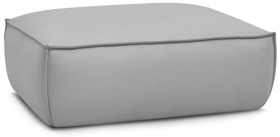 Svetlosivá podnožka z imitácie kože Boheme – Bobochic Paris