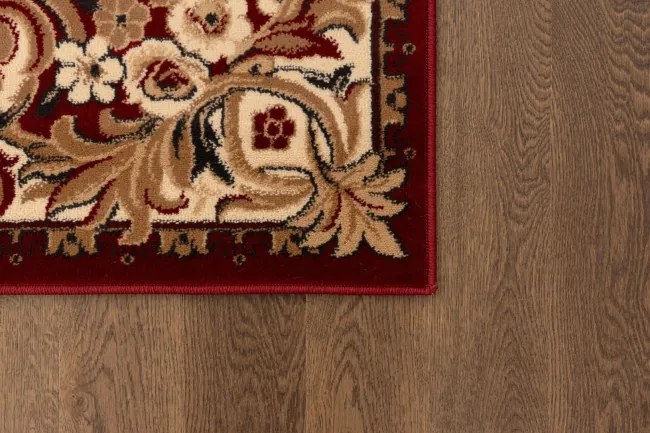 Koberec kráľovský bordový / béžový