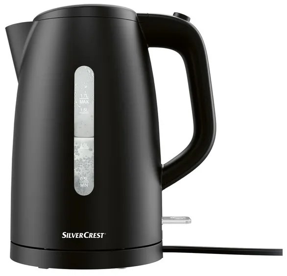 SILVERCREST® KITCHEN TOOLS Rýchlovarná kanvica SWKK 3000 A1, 1,7 l (čierna) (100358854)