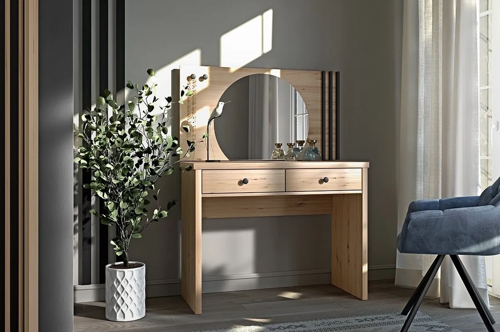 Toaletný stolík Moderno 110 cm dub artisan