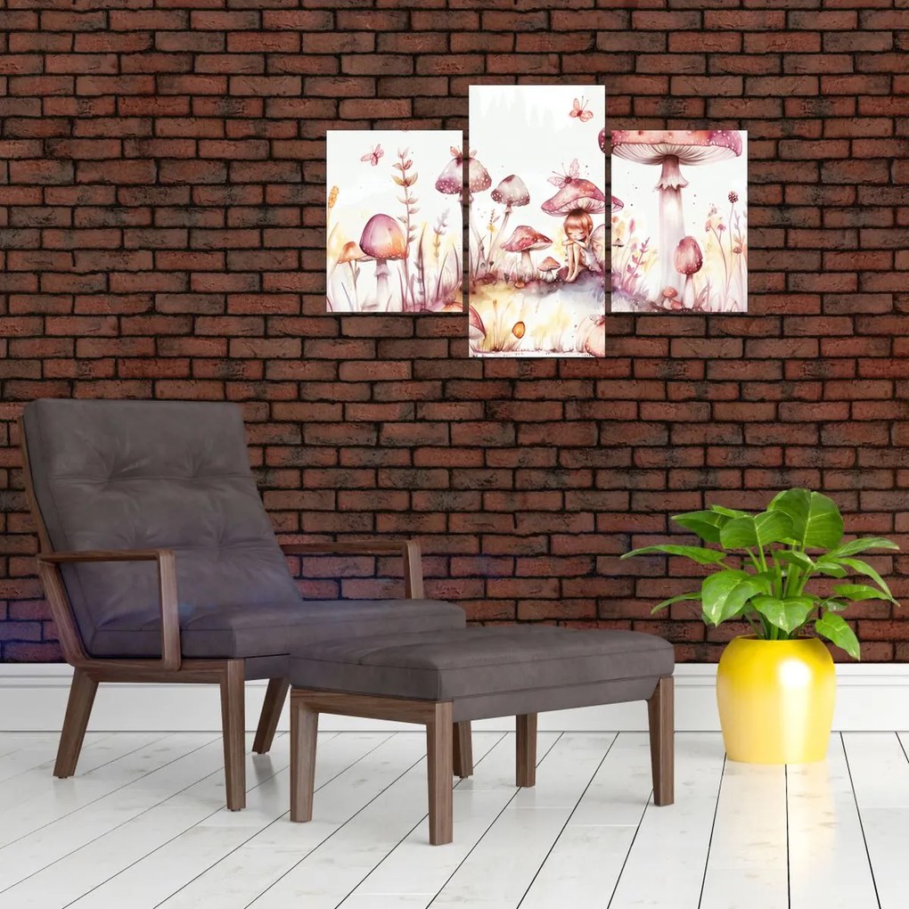 Obraz - Ružová víla (90x60 cm)